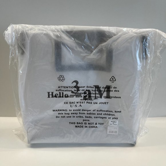 Clear Transparent Large Crossbody Tote - W/ Black Accents - NWT - Picture 8 of 8